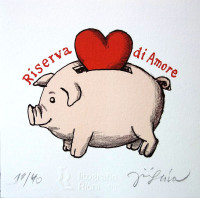 Riserva di Amore - Jiří Slíva - grafika volný list